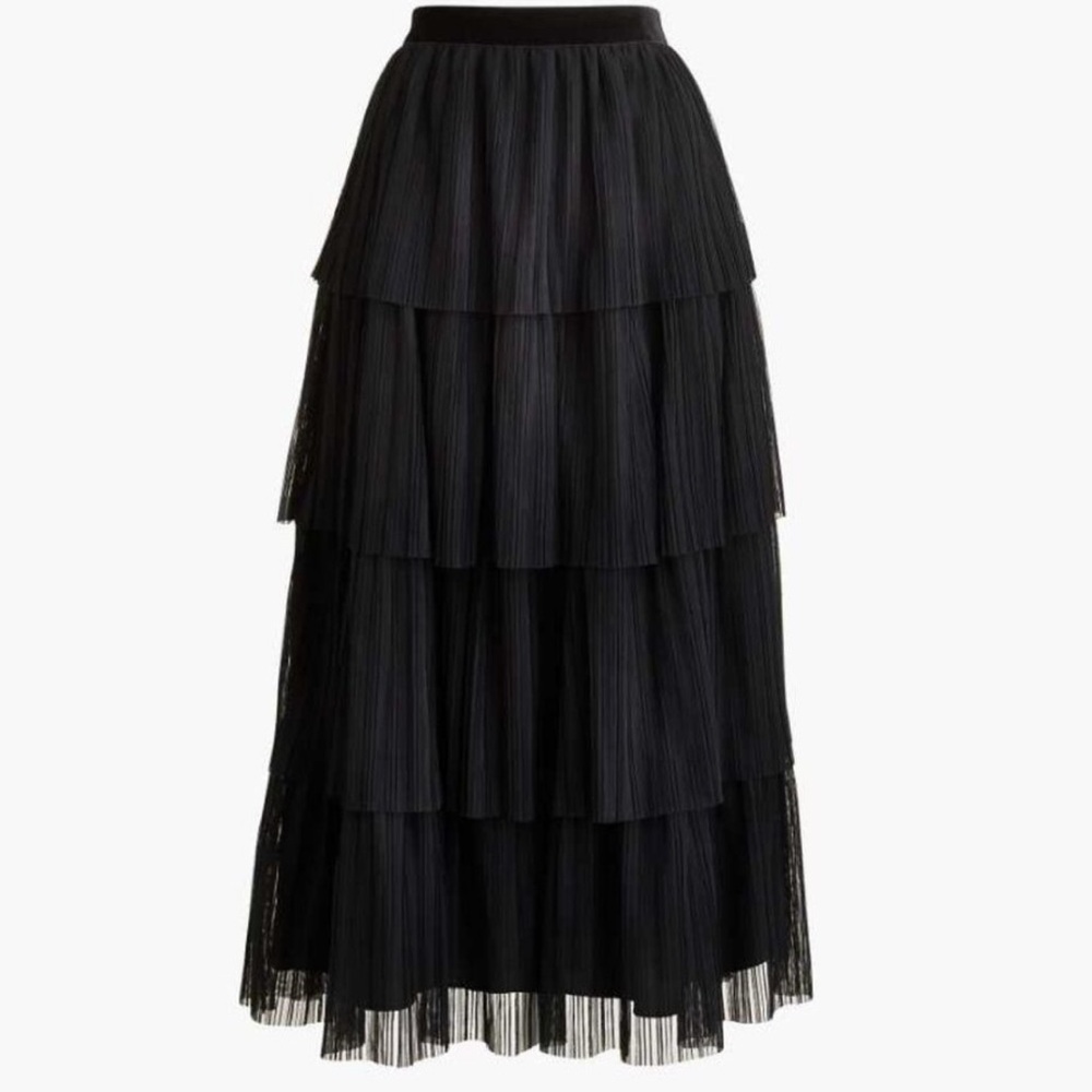 Jcrew Factory Black Tulle Skirt